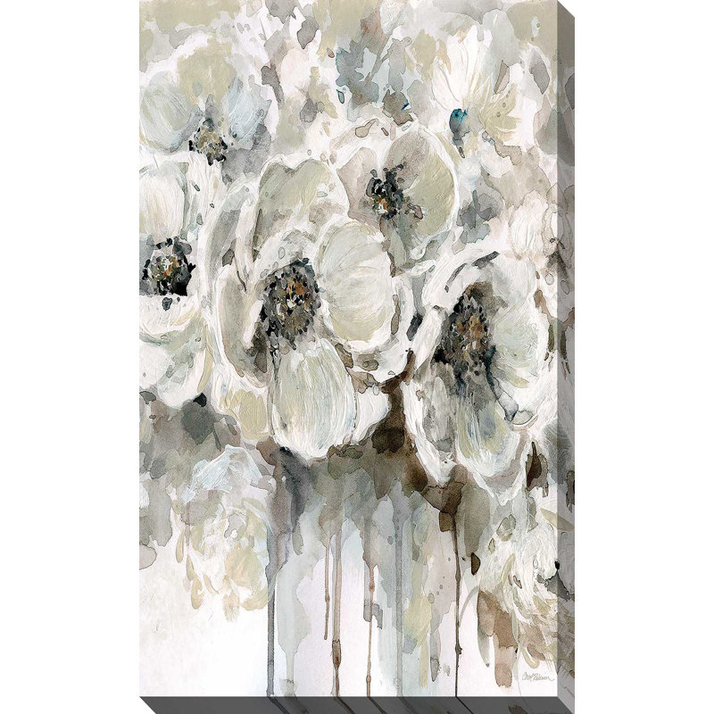 «Soft Fragrance I» par Carol Robinson - Peinture, L 18 po x H 30 po, Toile tendue