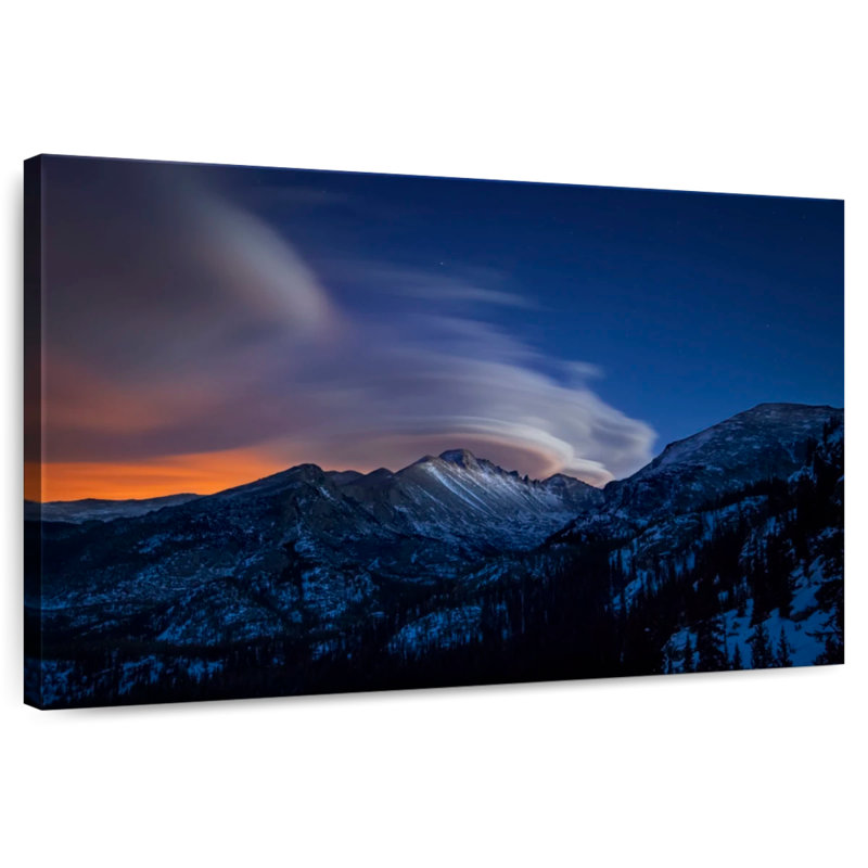 Mont Rocky d'Alvord Longs Peak, H 34 po x l 51 po