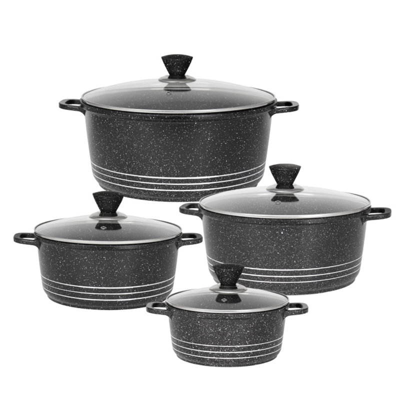 4 - Piece Non-Stick Aluminum Cookware Set