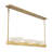 Fallon 3-Light Linear Chandelier In Warm Brass-1484438951