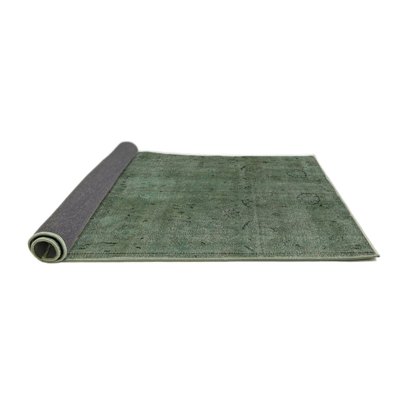 Tapis vert de style oriental, Rond 3 pi