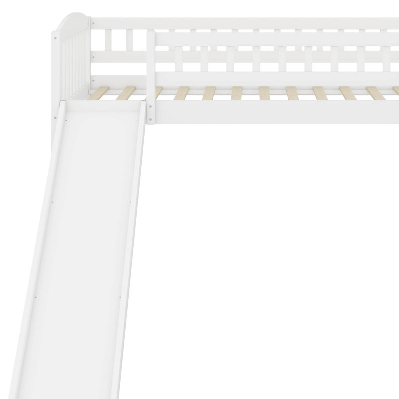 Lit mezzanine simple avec glissoire et échelle