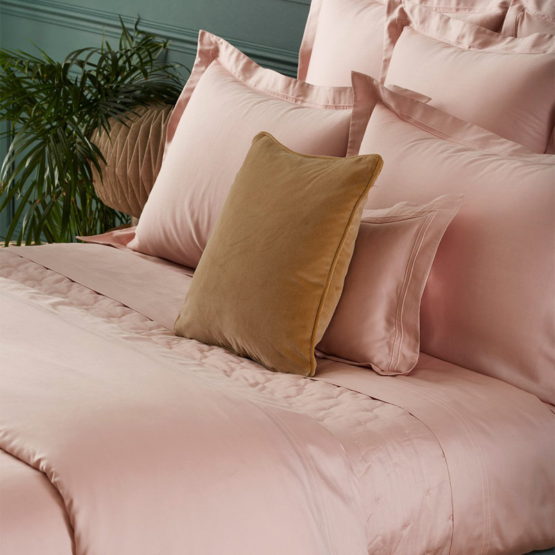 Triomphe Sateen Pillow Sham, Boudoir, Fjord