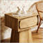 Table basse compacte et multifonctionnelle compacte avec tiroir pour un rangement organisé dans les petits espaces