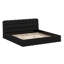 Très grande base de lit Cloud, lit tapissier en molleton avec tête de lit épaisse et moelleuse, lit moderne tapissier-123066069
