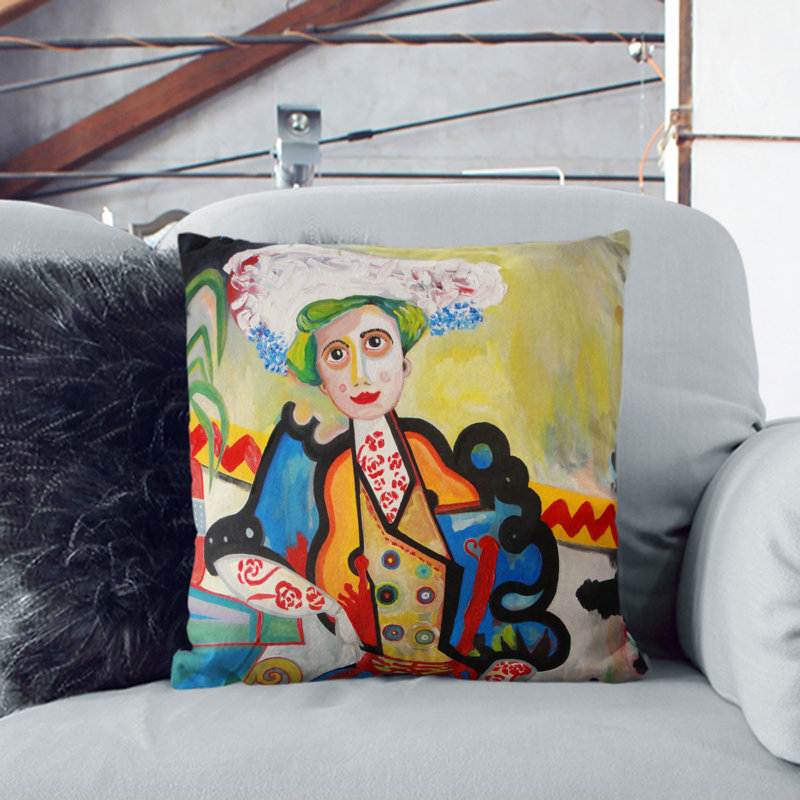 The Woman Scatter Cushion with Filling, 55cm H x 55cm W x 20cm D