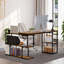 Krimhilde 135.5Cm W L-Shaped Computer Desk-1942371703