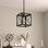 Luminaire suspendu carré / rectangulaire à 1 lumière pour îlot de cuisine