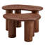Ensemble de tables basses gigognes en bois de manguier Hackney-113244263