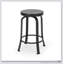 Ensemble de 2 tabourets de comptoir pivotants à hauteur réglable avec capitonnage à losanges et repose-pieds confortable, parfait pour les cuisines et les bars modernes