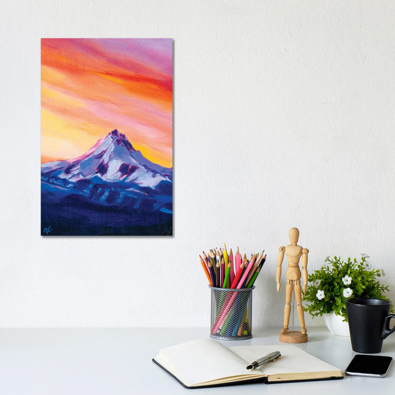 Mountain Study I 1 Piece Wrapped Canvas Painting, 30.48cm H x 20.32cm W