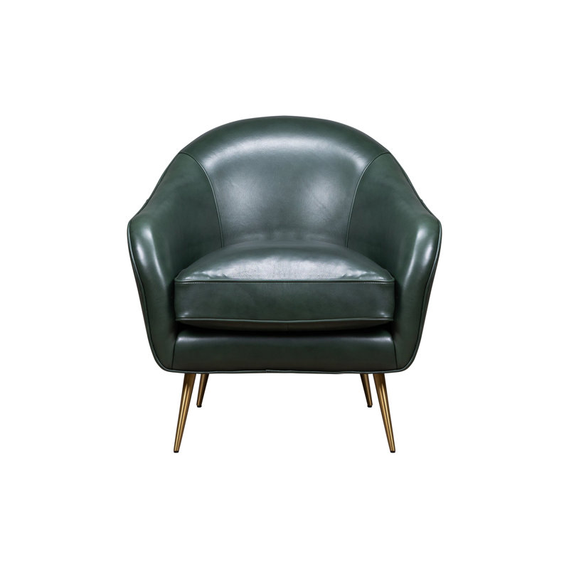 Leo Armchair, Evergreen Genuine Leather