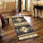 Black 2 Ft. 7 In. X 7 Ft. 3 In. Southwest Area Rug