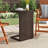 Haubert Rectangular Metal Outdoor Side Table , 14.5'' in. W 15.5'' in. D