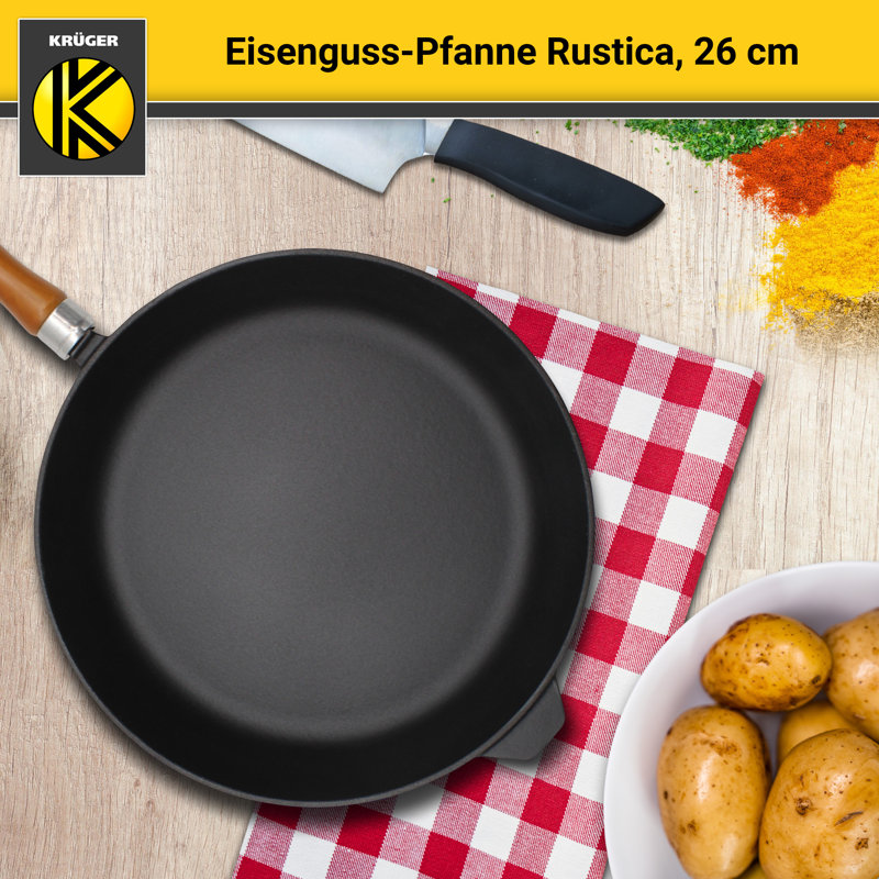Bratpfanne Rustica aus Gusseisen, 28 cm H