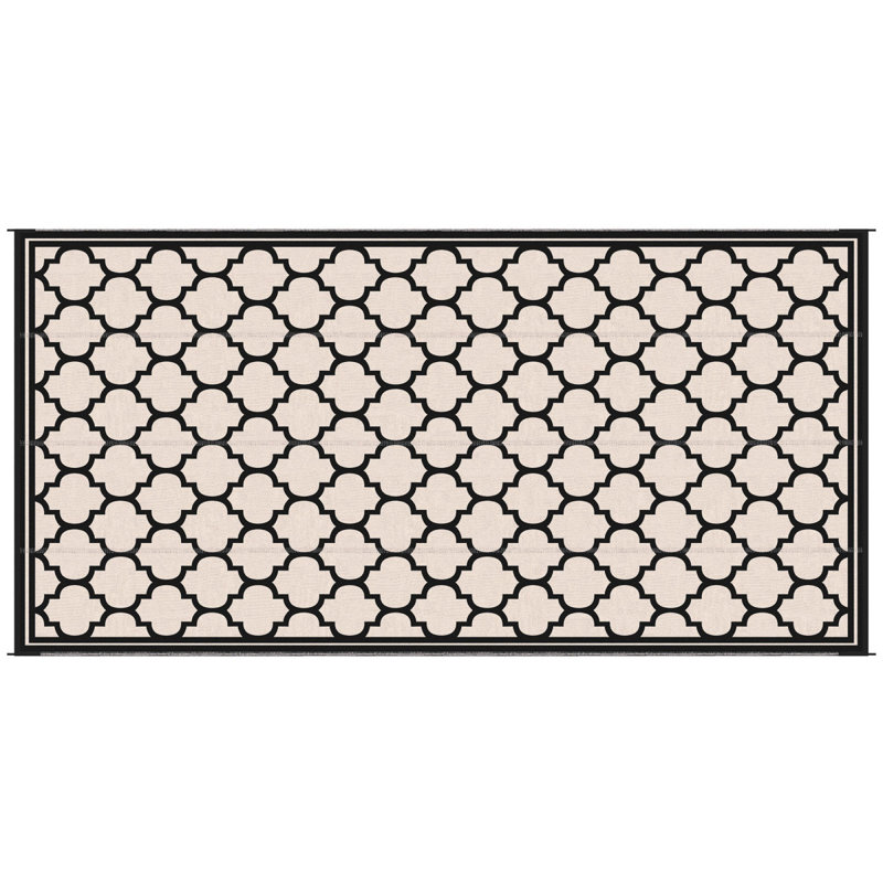 Floral and Camouflage Rug