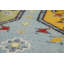 Tapis géométrique bleu Khotan 8 x 10