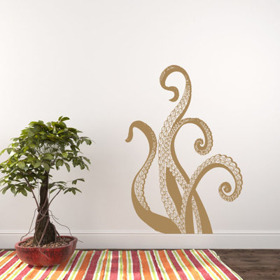 Adhésif décoratif pieuvre