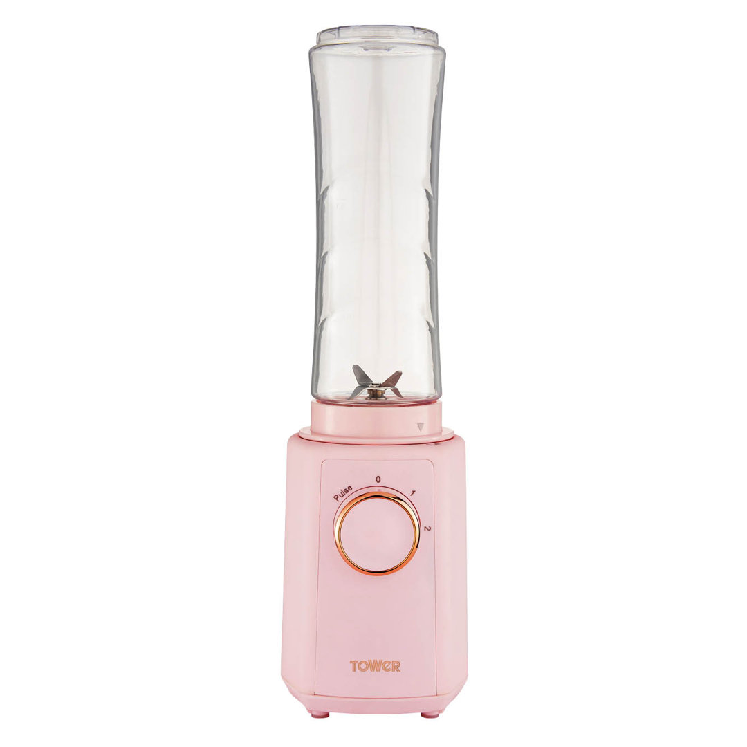 Tower Cavaletto Personal Blender with Tritan Smoothie Bottle, 2 Speeds, Pulse Function, 300W