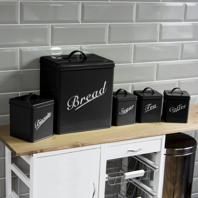 Vida Metal Jar - Set of 5
