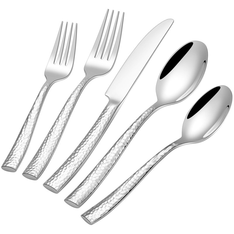Ophelia & Co. Baford 30 Piece Stainless Steel Cutlery Set , Service for 6, Silver colors