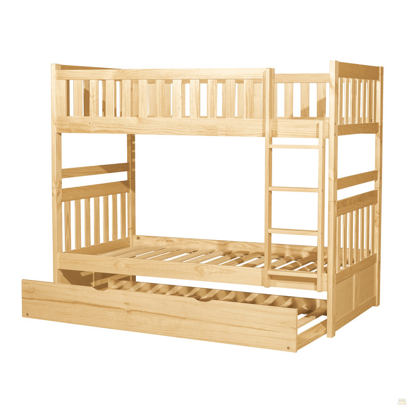 August Grove Twin Over Full Bunk Bed With Pull-Out Trundle - Wayfair Canada
