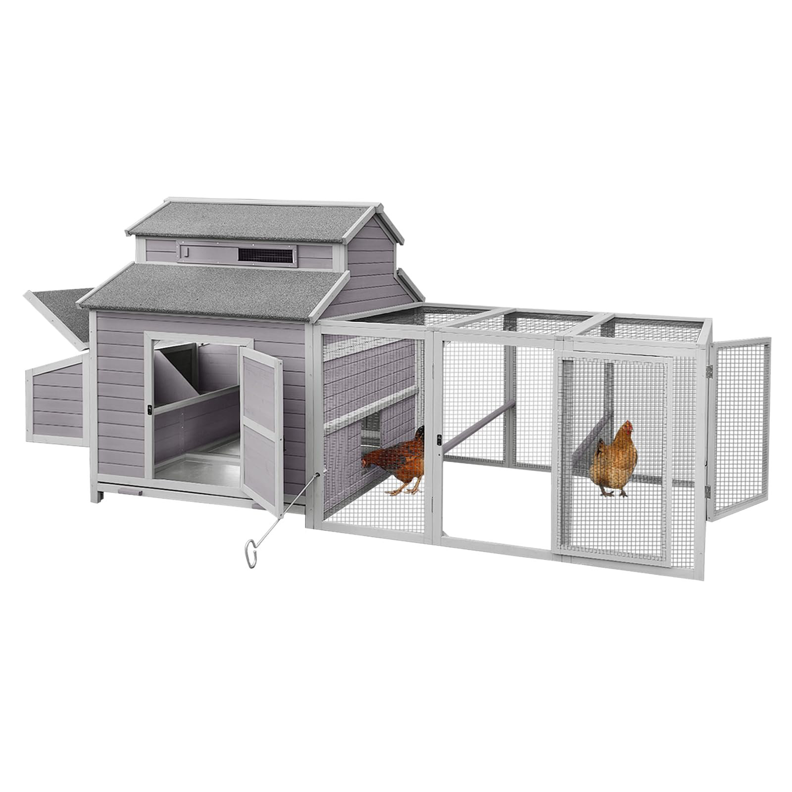 Archie & Oscar™ Chicken Coop Extra Large Chicken House With Run Wooden ...