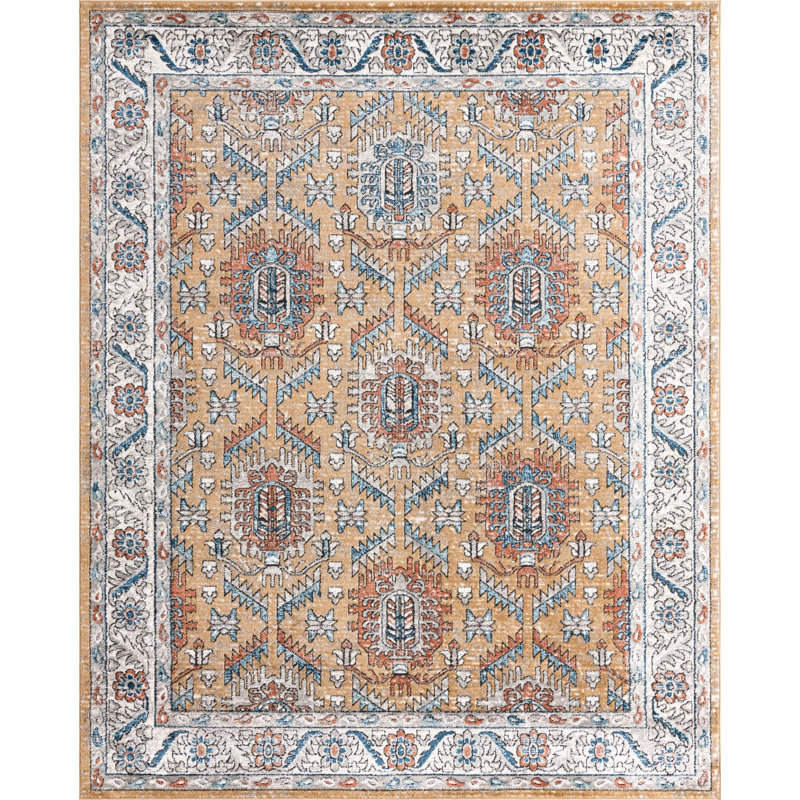 Oriental Indoor Rug, Rectangle 4' x 6'