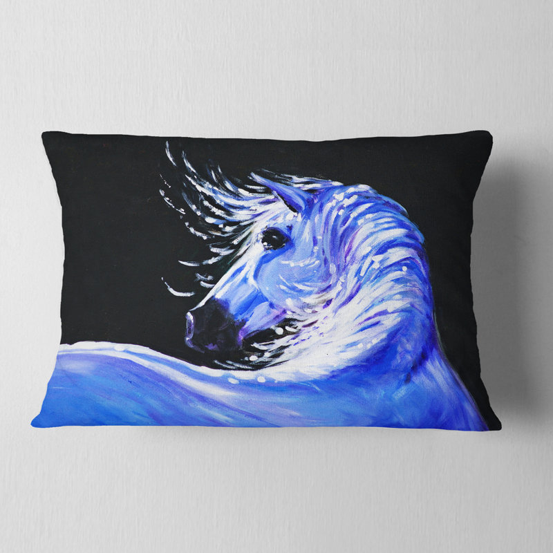  Coussin abstrait en acrylique