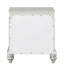 Table de chevet pour chambre à coucher en platine - 2 tiroirs pour un rangement pratique dont 2 avec l'extérieur