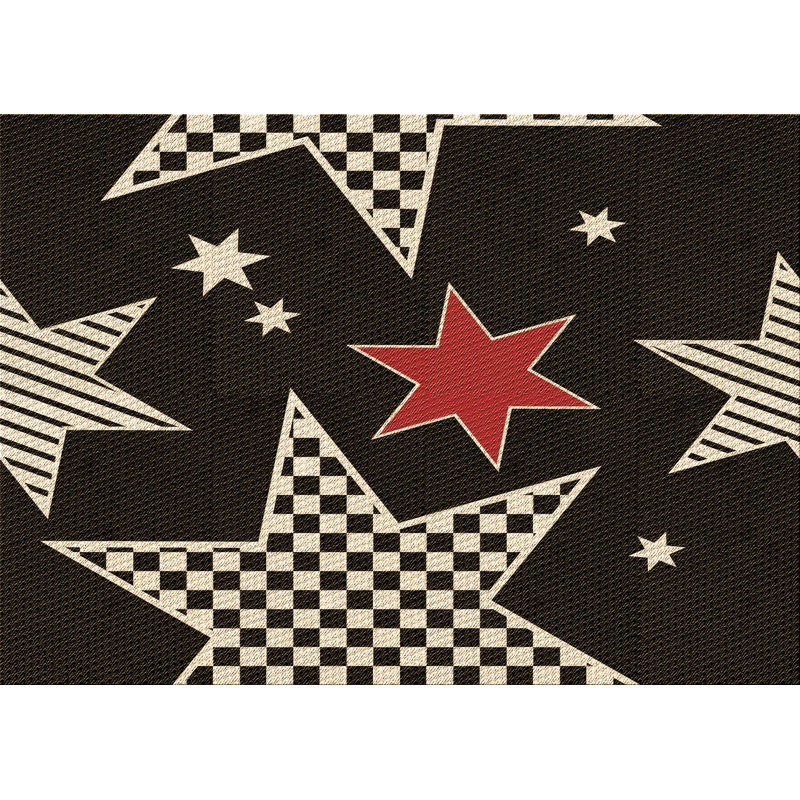 Tapis 100% à motif lavable à la machine 2989, Rectangle 2 pi x 3 pi
