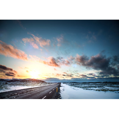 Icelandic Amazing Scenic View by LeoPatrizi - No Frame Print on Canvas