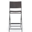 2 chaises de patio pliables, chaise d'extérieur 2 places, structure en fer
