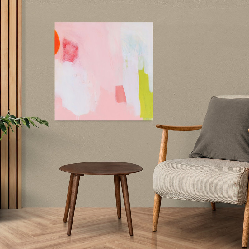 Art contemporain abstrait, H 24 po x l 24 po