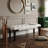 Solid Wood Upholstered Tufted Bench-462703100