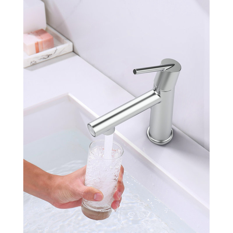 Bathroom Faucet Deck Mount 1 Hole - Twoone Functionality, Scratch, Corrosion Resistance, Water Saving, Diy Installation Made Easy Bath Tap Mounted Sink, Flow & Fountain, Scratch-, Efficient,