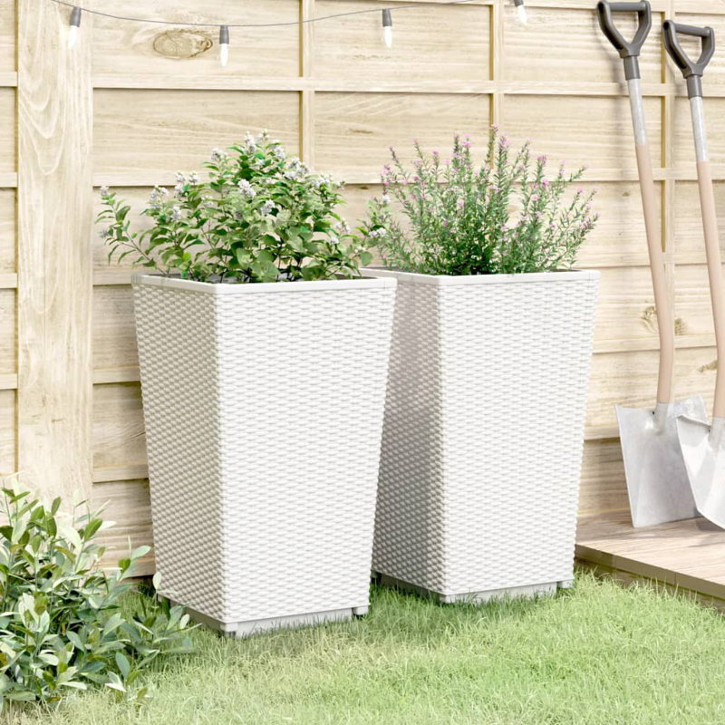 Aishini Pot Planter, White