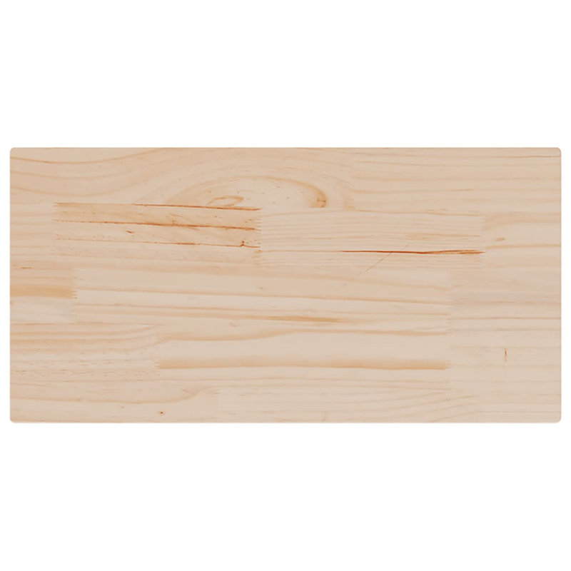 Solid Wood Table Top, 1.7cm H x 80cm W x 80cm D