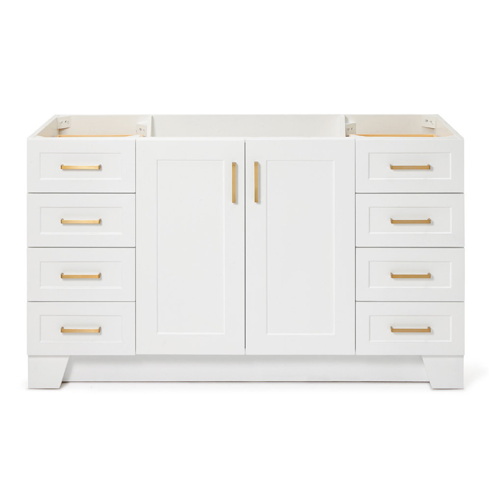 Sawyer 60'' Solid Wood Single Bathroom Vanity Base Only, Base Cabinet without Top Canora Grey Base 
