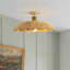 Plafonnier encastré Aurelia Rattan-123293551