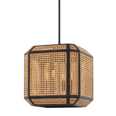 Georgia 4 - Light Unique Rectangle Pendant