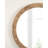 Frony Round Pieced Wood Wall Mirror