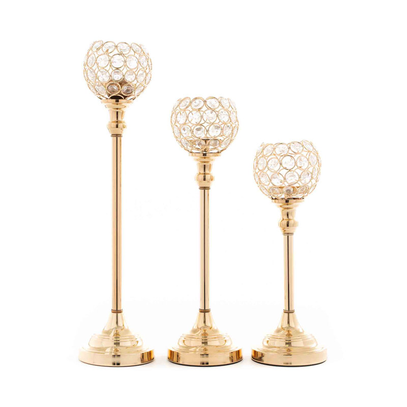 Tabletop Candlestick, Gold