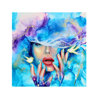 Silent Knight | Painting By Alika Bhatt | Wall Décor
