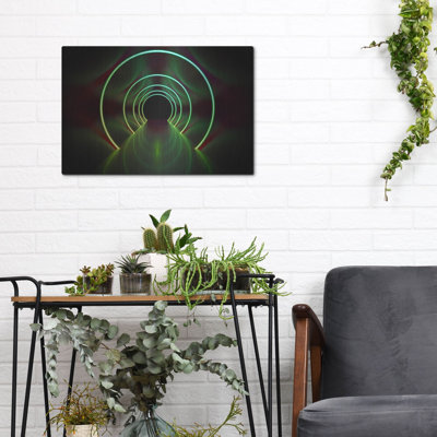 «Into the future» par Luxe Portfolio, art mural en métal