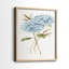 Petite hortensia bleue I - impression encadrée de qualité supérieure - prête à être accrochée - aucun clou requis - aucun clou requis-1635396375-1635396369