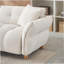Canapé en tissu de 93,70 pouces de long, avec deux coussins assortis et trois sièges spacieux et confortables, pour le salon de bureau -386179275