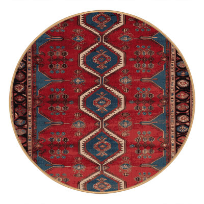 Machine Washable Persian Brown Area Rug