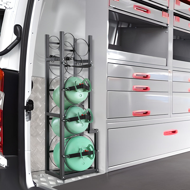 Prakriti 15.55'' W Steel Height -Adjustable Storage Rack