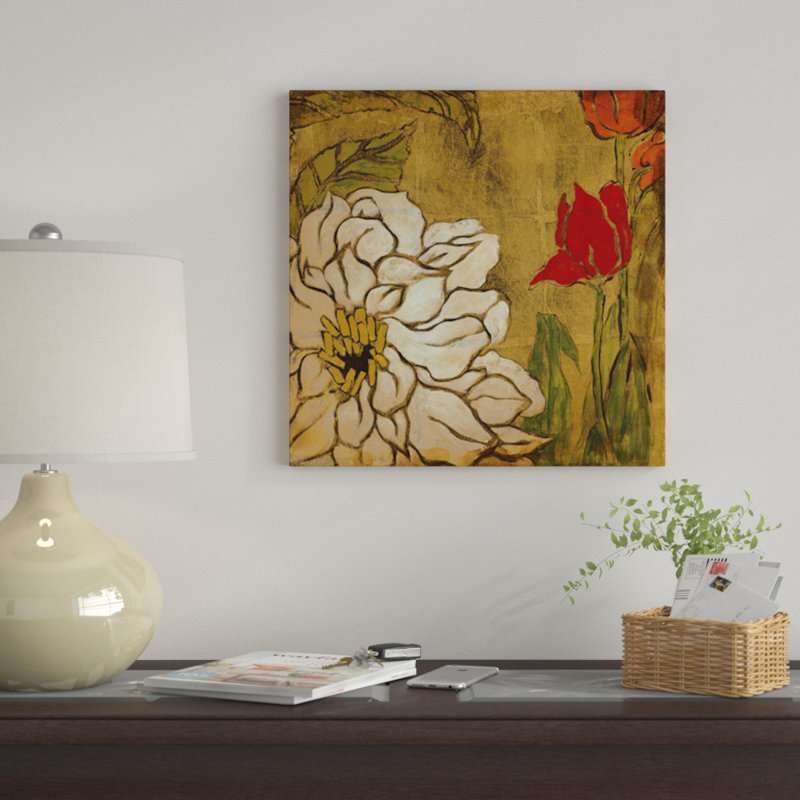 « golden day iii », reproduction sur toile, H 26 po x l 26 po x P 1,5 po, Toile tendue, Pas de tapis